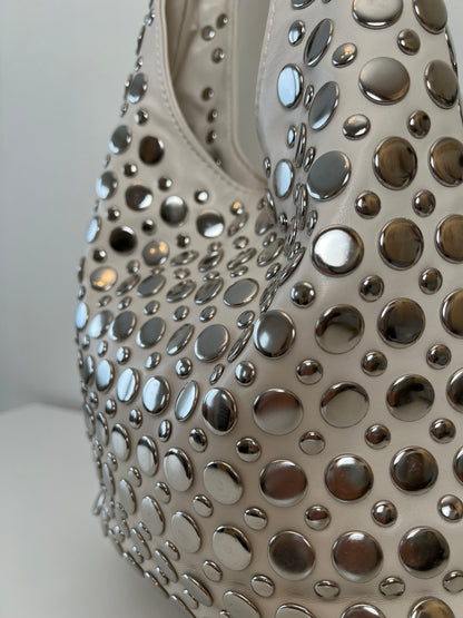 Schouder tas full studs PU
