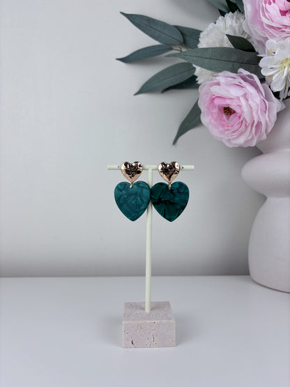 Oorbellen marble harten