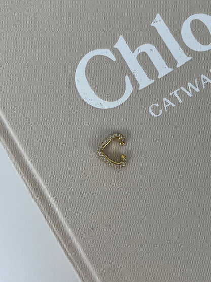 Earcuff plat hart